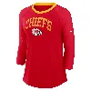Nike Kansas City Chiefs  Women's Nfl 3/4-sleeve T-shirt In Red