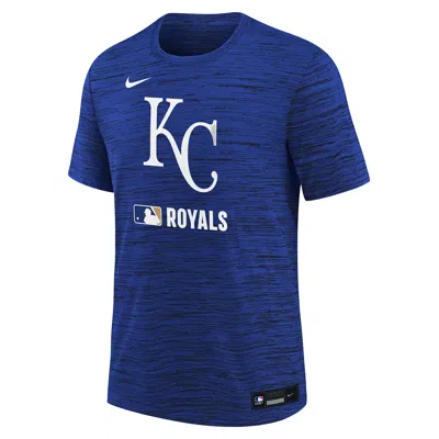 Nike Kansas City Royals Authentic Collection Velocity Big Kidsâ  Dri-fit Mlb T-shirt In Blue