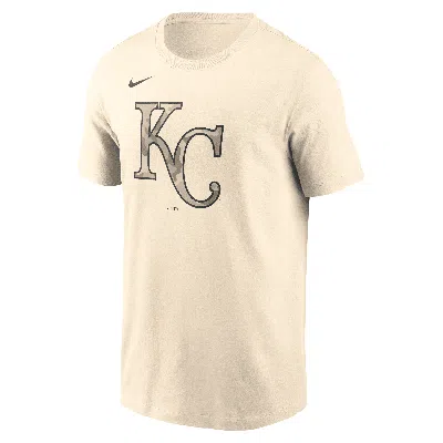 Nike Kansas City Royals Camo  Men's Mlb T-shirt In Neutral