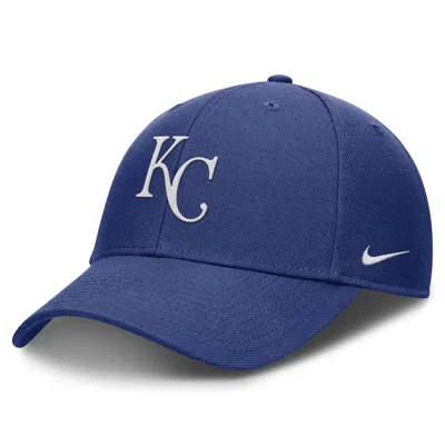 Nike Kansas City Royals Evergreen Club  Men's Dri-fit Mlb Adjustable Hat In Blue