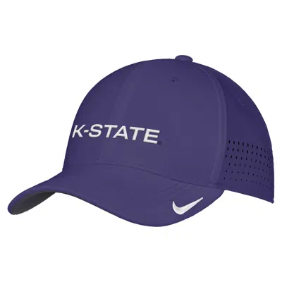 Nike Kansas State Sideline  Unisex Dri-fit College Hat In Purple