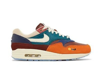 Pre-owned Nike Kasina X Air Max 1 Sp 'won-ang - Orange' Dq8475-800 In Sport Spice/team Red/dark Teal Green/coconut Milk