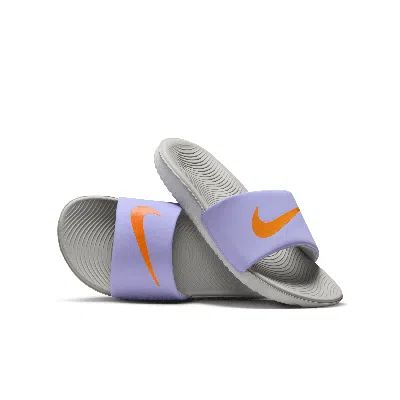 Nike Kawa Big Kids' Slides In Purple