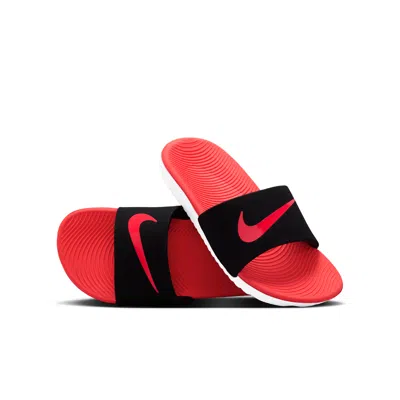 Nike Babies' Kawa Little/big Kids' Slides In Red