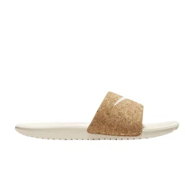 Pre-owned Nike Kawa Se 2 Slide Gs 'cork' | White | Kid's Size 13