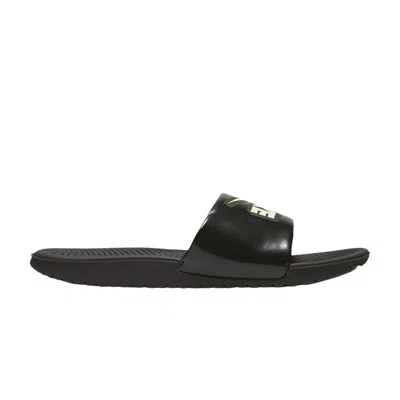 Pre-owned Nike Kawa Slide Gs 'black Volt' | Kid's Size 4