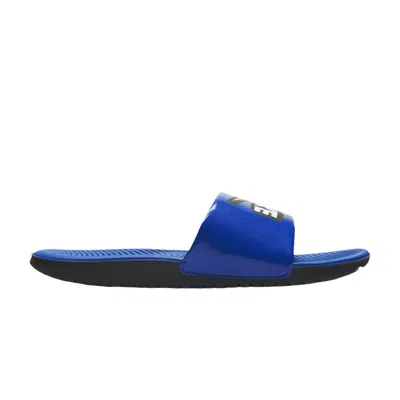 Pre-owned Nike Kawa Slide Gs 'game Royal Heather' | Blue | Kid's Size 6