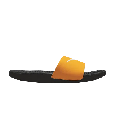 Pre-owned Nike Kawa Slide Gs 'laser Orange Black'