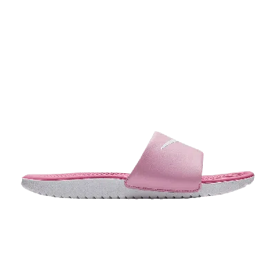 Pre-owned Nike Kawa Slide Gs 'psychic Pink'
