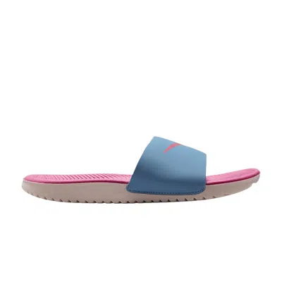 Pre-owned Nike Kawa Slide Gs 'work Blue' | Red | Kid's Size 5