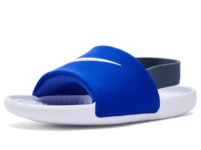 Nike Kids' Kawa Slide (infant/toddler) Boys Shoes Game Royal/white/thunder Blue/white : 8 Toddler M, Rubber