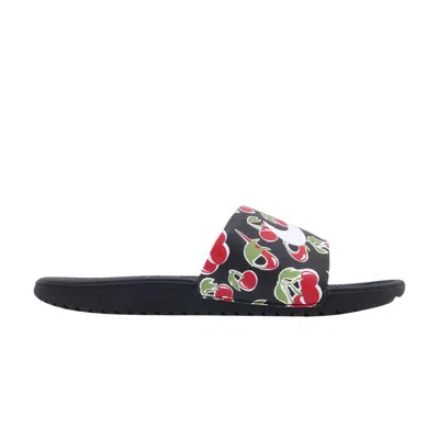 Pre-owned Nike Kawa Slide Se Picnic Gs 'cherry' | Black | Kid's Size 5
