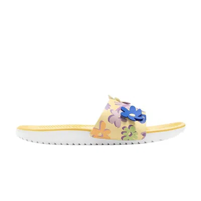 Pre-owned Nike Kawa Slide Se Ps 'soft Yellow' | Kid's Size 3