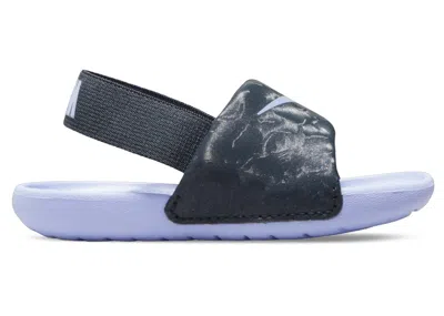 Pre-owned Nike Kawa Slide Sneakers In Thunder Blue/purple Pulse