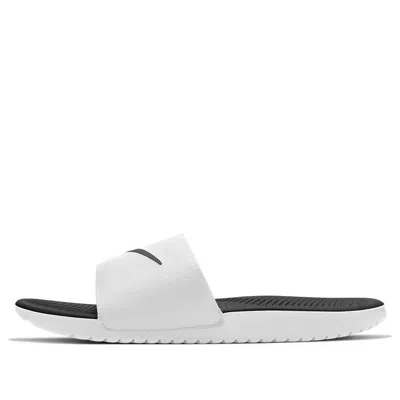 Nike Kawa Slide 'white Black'