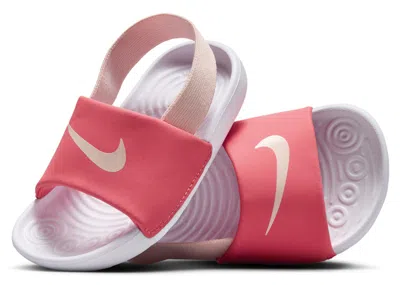 Pre-owned Nike Kawa Sneakers In Magic Ember/white/echo Pink In Multi