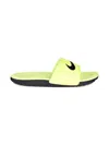 Nike Kawa "volt/black" Slides In Yellow