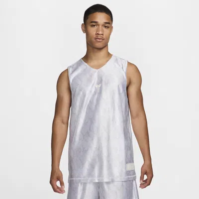 Nike Kobe  Men's Dri-fit Standard Issue Reversible Basketball Jersey In White