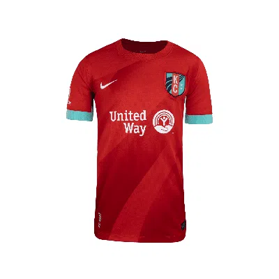 Nike Kc Current 2025 Stadium Home Big Kids'  Dri-fit Nwsl Replica Jersey In Red