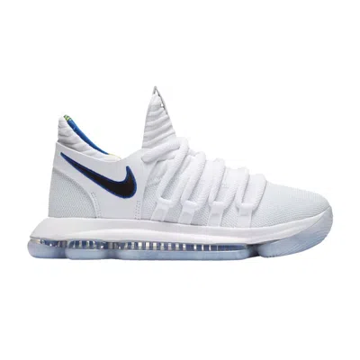 Pre-owned Nike Kd 10 Gs 'numbers' | White | Kid's Size 5