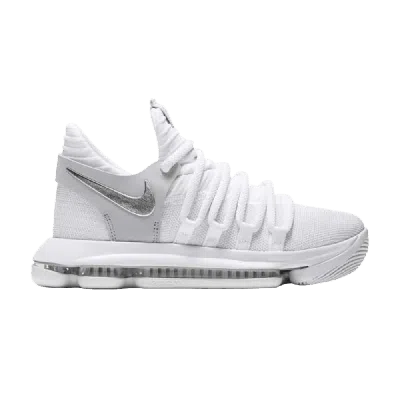 Pre-owned Nike Kd 10 Gs 'still Kd' In White