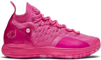 Pre-owned Nike Kd 11 Aunt Pearl Sneakers In Laser Fuchsia