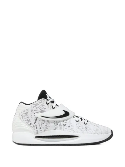 Nike Kd 14 Tb Lace-up Sneakers In White