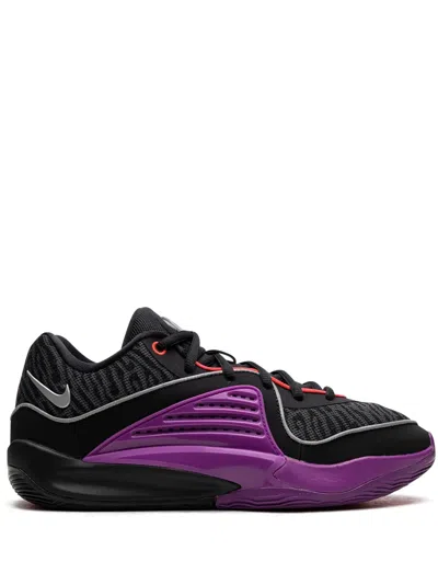 Nike Mens  Kd 16 In Black/metallic Silver/vivid Purple