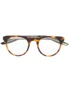 Nike Kd 28 Round-frame Glasses In Brown