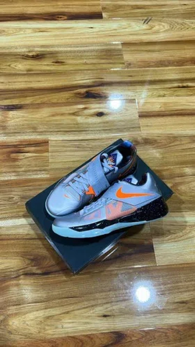 Pre-owned Nike Kd 4 Galaxy (2024) Fd2635-001 In Hand Ships Today Size 9 Brand W Box In Silver