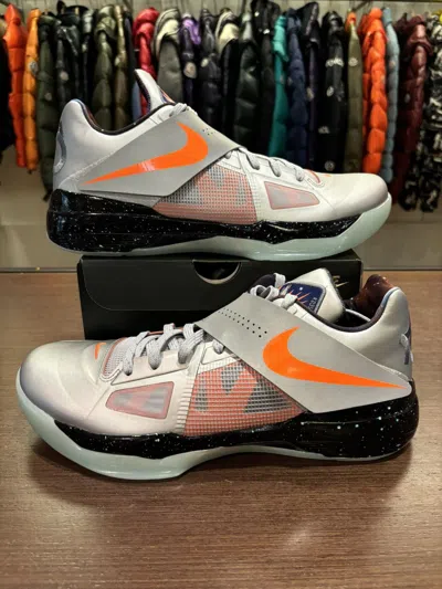 Pre-owned Nike Kd 4 ‘galaxy' Shoes In Silver