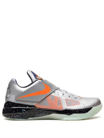Nike Kd 4 "galaxy" Sneakers In Silver