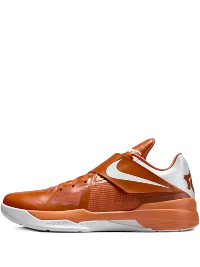 Nike Kd 4 Texas Longhorns Low-top Sneakers In Orange