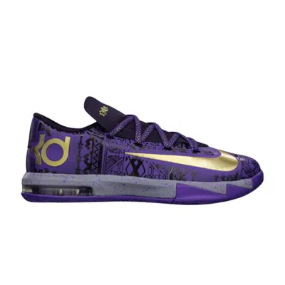 Pre-owned Nike Kd 6 Gs 'bhm' | Purple | Kid's Size 4.5