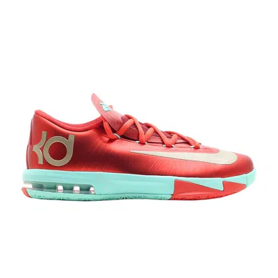 Pre-owned Nike Kd 6 Gs 'christmas' | Red | Kid's Size 5.5