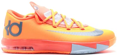 Pre-owned Nike Kd 6 Nyc 66 Sneakers In Total Orange/armory Slate/team Orange