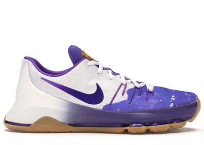 Pre-owned Nike Kd 8 Peanut Butter Jelly Pbj Sneakers In White/fuschia Flash/mulberry In Multi