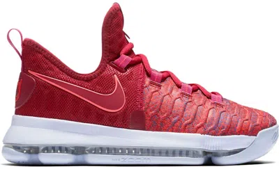 Pre-owned Nike Kd 9 Wanda Sneakers In University Red/palest Purple