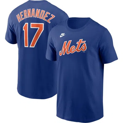 Nike Men's Keith Hernandez Royal New York Mets Cooperstown Collection Fuse Name Number T-shirt