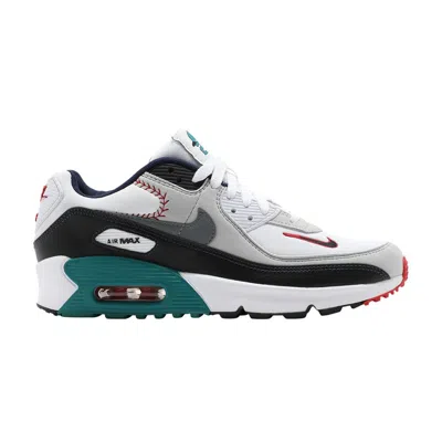 Pre-owned Nike Ken Griffey Jr. X Air Max 90 Gs 'backwards Cap' | White | Kid's Size 5.5