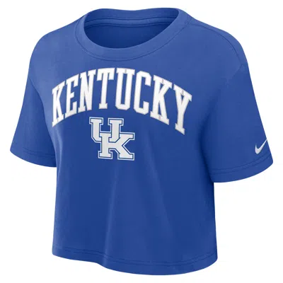 Nike Kentucky Athletic Prep Arch  Women's Dri-fit College Cropped T-shirt