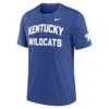 Nike Heather Royal Kentucky Wildcats Campus Collegiate Block Tri-blend T-shirt In Blue