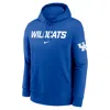 Nike Kentucky Club 2-hit Nickname  Men's College Pullover Hoodie In Blue