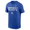 Nike Kentucky Courtside Basketball  Men's Dri-fit College T-shirt In Blue