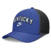 Nike Kentucky Legacy Arch Rise  Men's Dri-fit College Trucker Adjustable Hat In Blue