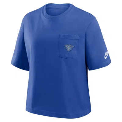 Nike Kentucky Legacy Pocket Boxy  Women's College T-shirt In Blue