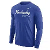 Nike Kentucky  Men's College Long-sleeve T-shirt In Blue