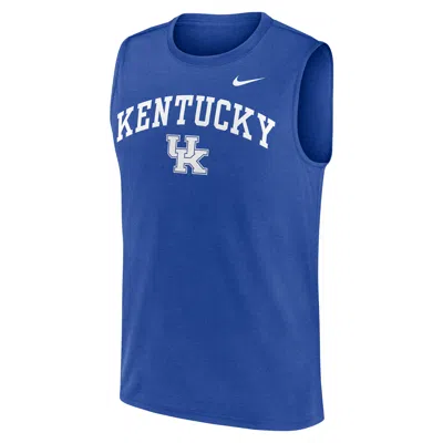 Nike Kentucky Primetime Arch Legend  Men's Dri-fit College Muscle Tank Top In Blue