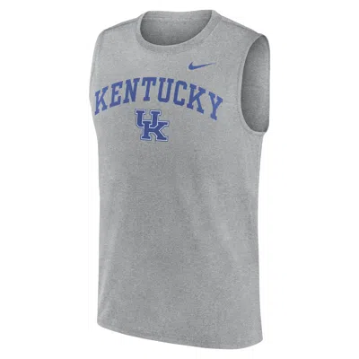 Nike Kentucky Primetime Arch Legend  Men's Dri-fit College Muscle Tank Top In Gray