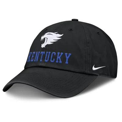 Nike Kentucky Sideline Club Gameday  Men's College Adjustable Hat In Black
